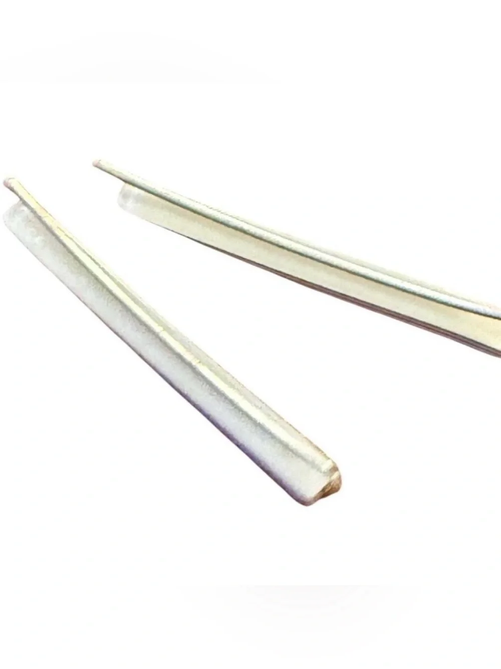 1970’s Vintage Purple & White Thick Plastic Bobby Pins, Retro Design